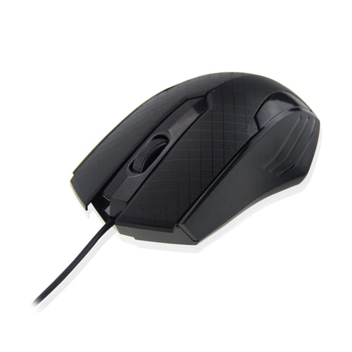 Black Wired Gaming Mouse USB 3 Buttons