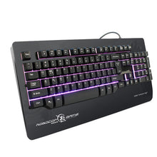 Load image into Gallery viewer, RGB LED Backlight Wired Ergonomic Mechanical Keyboard
