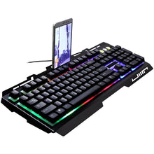 Load image into Gallery viewer, Rainbow Color  Wired USB Keyboard