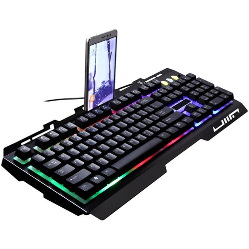 Rainbow Color  Wired USB Keyboard